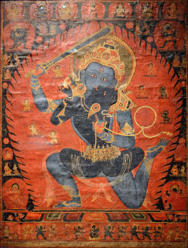 03-1 Achala, Destroyer of Ignorance, with Consort, 1522-50, Nepal - New York Metropolitan Museum Of Art
